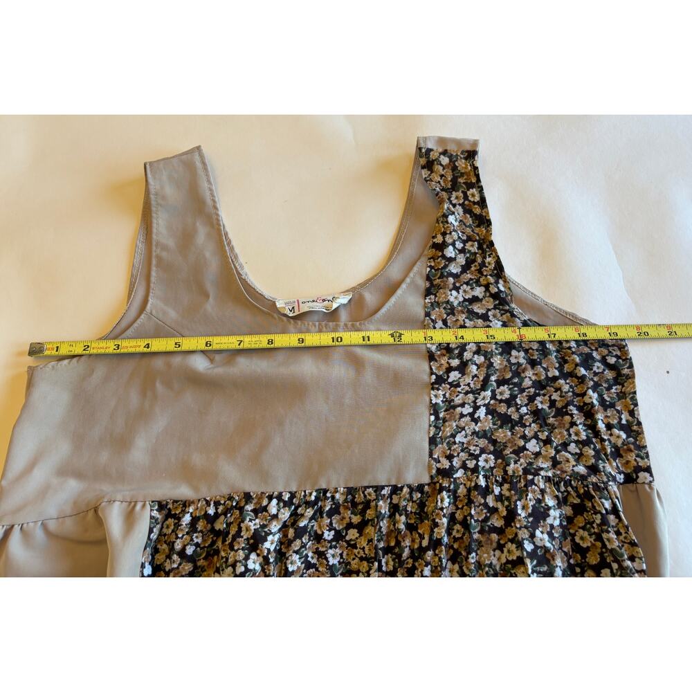 One & Only Patchwork Sleeveless Dress by Urban Outfitters MED